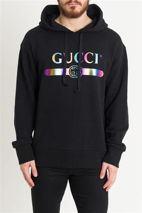 iridescent gucci hoodie|Gucci sweatpants for men.